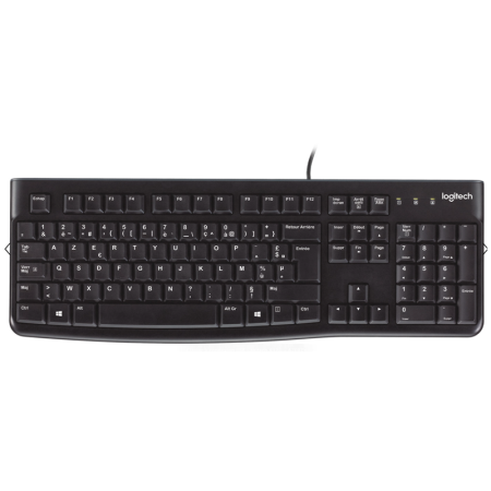 Clavier à connexion USB Logitech K120 - AZERTY – Image 2