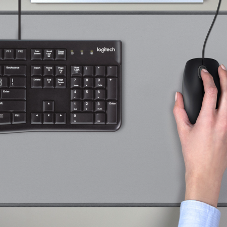 Logitech Desktop MK120 - Ensemble souris + clavier (AZERTY Français) – Image 2
