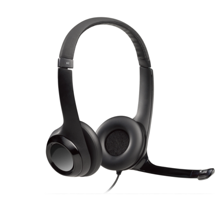 Casque Logitech H390 avec microphone anti-parasite - USB (981-000406) – Image 3