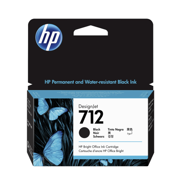 Cartouche HP 712 38ml Black T630/T230