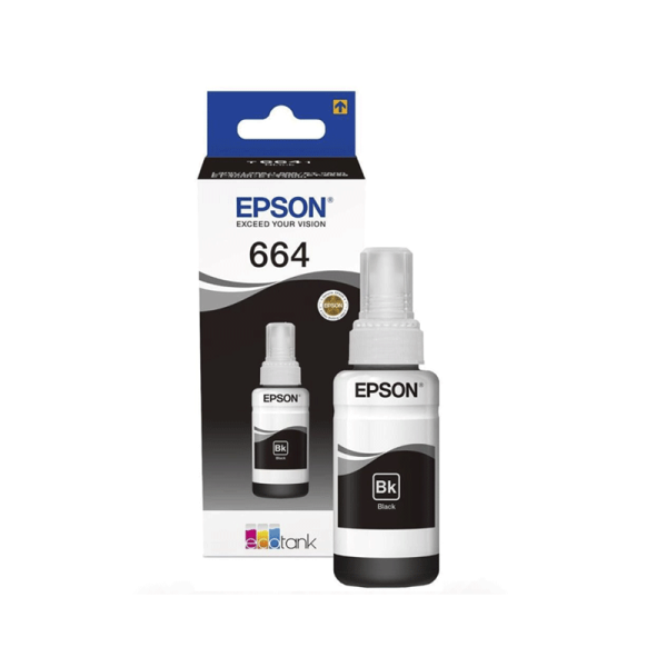 Cartouche Epson T664114a Black * L130*110*1300*L1455 * L382*L3060