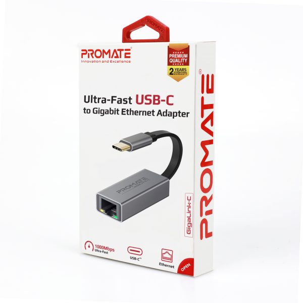 GigaLink-C Adaptateur Ethernet haute vitesse USB-C vers Gigabit